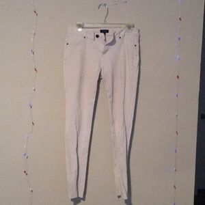 Basic white jeans